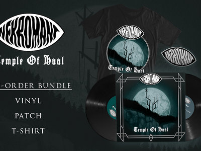 Nekromant - Temple Of Haal (Double Black Vinyl, Patch, T-shirt) main photo