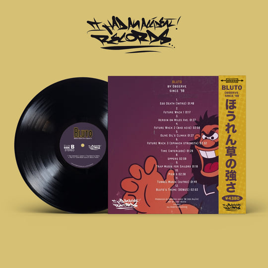入手困難 枚数限定 LP野蛮人の死　Observe Since ‘98‎ SAVAGE BLUTO | Observe since '98