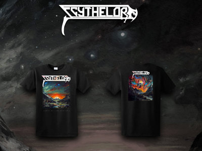 SCYTHELORD MERCH: EARTH BOILING DYSTOPIA Black T-Shirt ( S - XL Sizes ) main photo