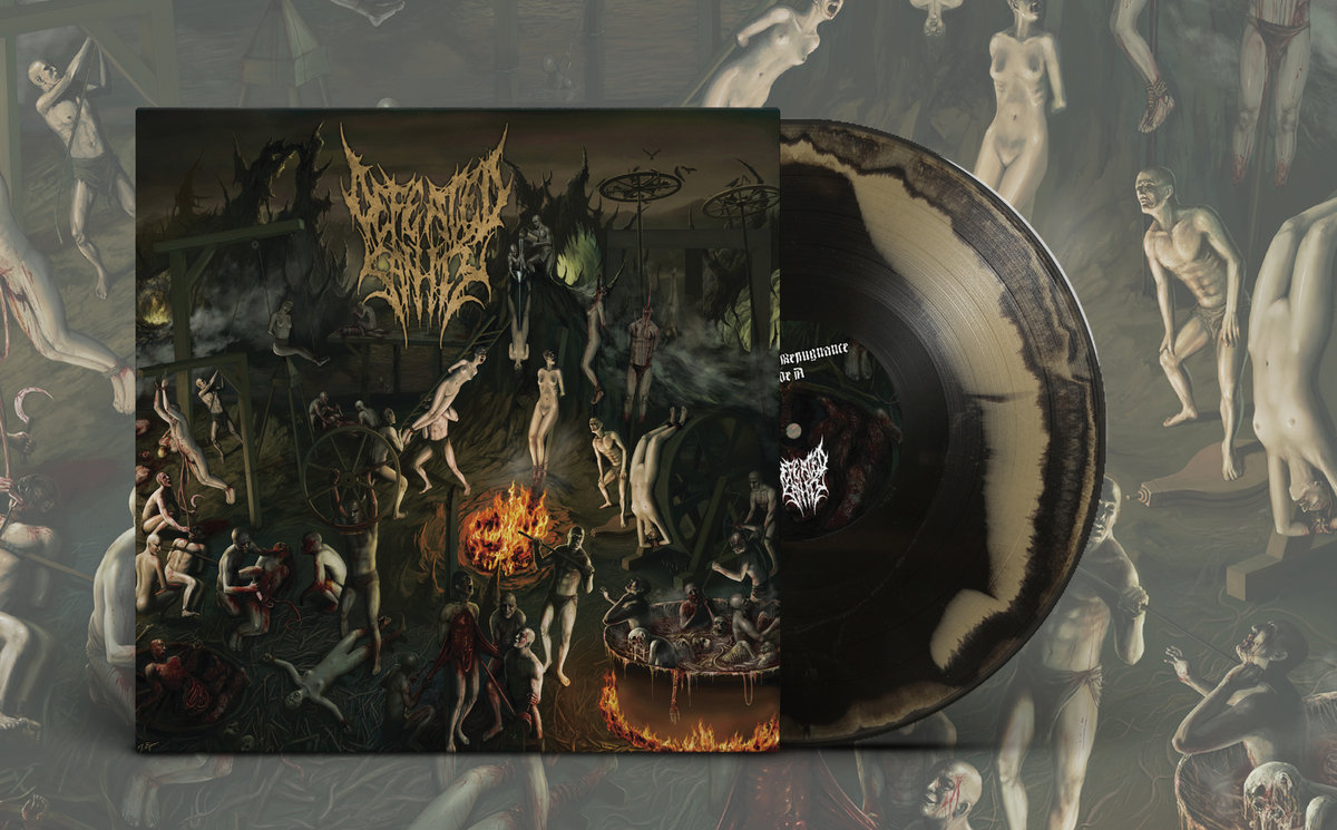 Chapters of Repugnance Deluxe Edition Gatefold LP - 2nd Press Tan/Black Merge