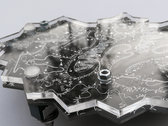 Laser-cut clear acrylic base kits for 'Fort Processor' and 'Chernobylizer' synths photo 