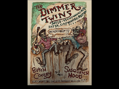The Dimmer Twins - 2021 tour poster main photo