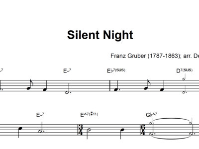 Silent Night- jazz reharmonization main photo