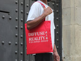 Diffuse Reality 名誉 Techno Dojo (Tote bag-Red) photo 