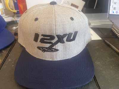 12XU baseball cap, cream & navy, Yupoong classics snapback main photo