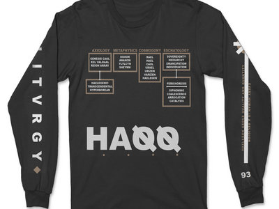 H.A.Q.Q. Long Sleeve Shirt - Black main photo