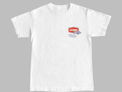 "Atomic Cafe" - White T-Shirt With 4C Print main photo