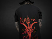 NATURE IS SATAN'S CHURCH Softstyle Fitted T photo 
