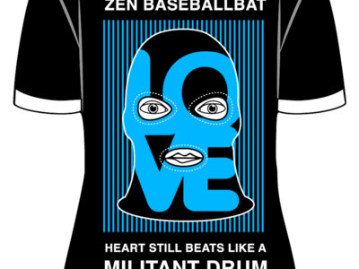 Zen Baseballbat Balaclava T-Shirt Black/Blue main photo