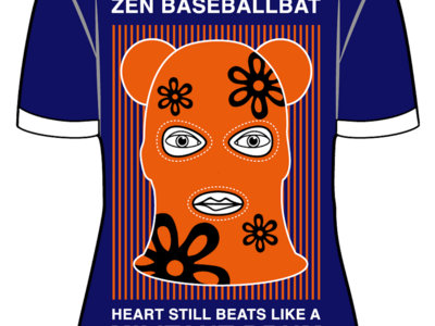 edit navigation bar Zen Baseballbat Balaclava T-Shirt Blue/Orange main photo