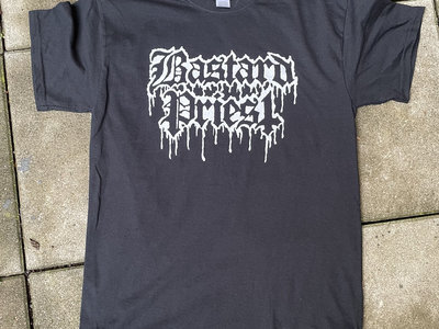 Bastard Priest Logo/Death Metal Face Black T-Shirt main photo