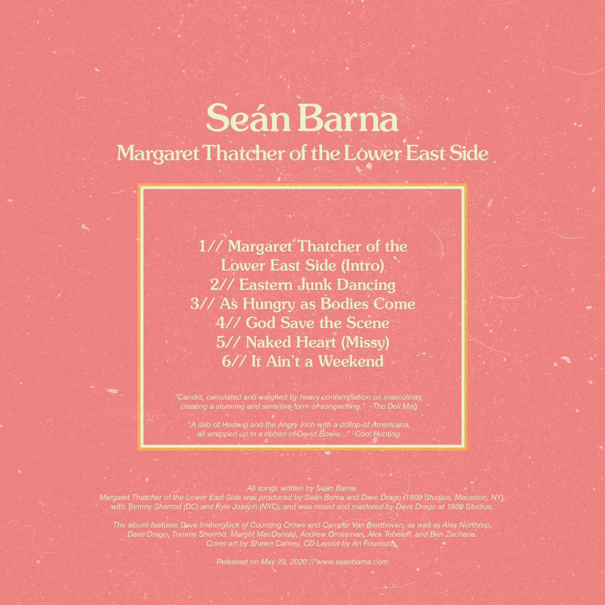 Margaret Thatcher of the Lower East Side Seán Barna