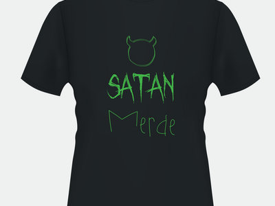 Satan Merde Black T-Shirt main photo