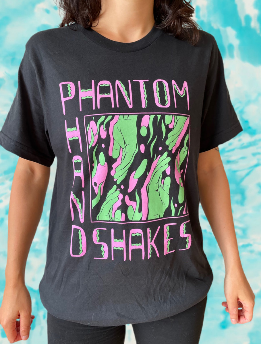 Phantom Handshakes Black T-shirt | Phantom Handshakes