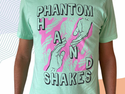 Phantom Handshakes Mint Green T-shirt main photo