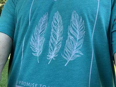 TO THE BIRDS TSHIRT (teal) main photo