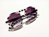 Archive YACHT Oversized Striped Sunglasses photo 