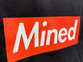 Black Screen printed Mined logo T-Shirt photo 
