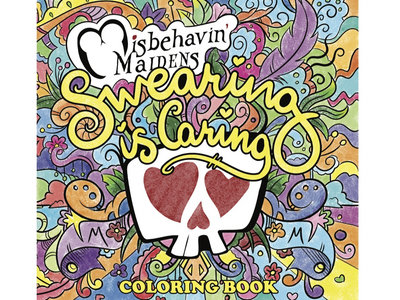 "Swearing is Caring" adult coloring book main photo