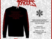 BESTIAL TONGUES "DECONSECRATED" LONGSLEEVE (S-XL) - PRE-ORDER photo 