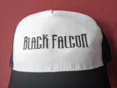 Black Falcon Embroidered Trucker Hat photo 