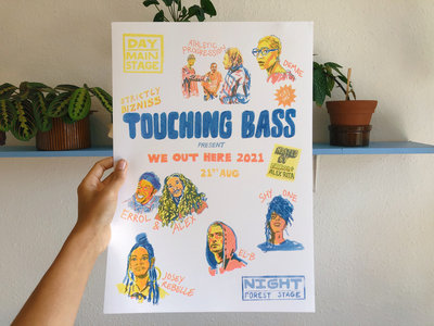 Touching Bass Presents at We Out Here 2021 — Riso Print Poster main photo