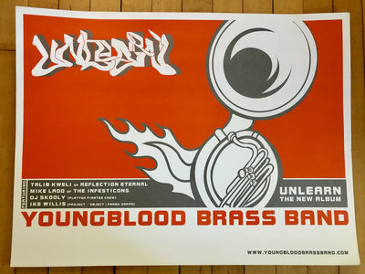Limited Edition 'Unlearn' Blaze Orange Wildstyle Poster (18" x 24") main photo