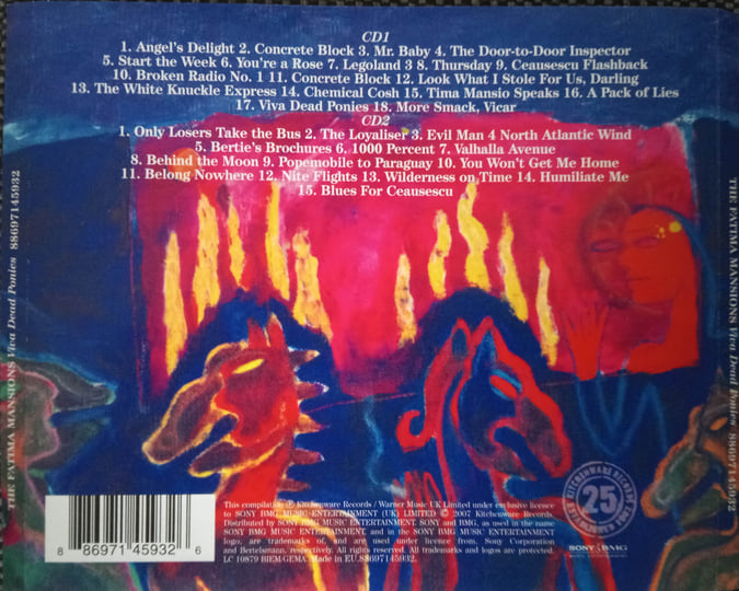 Viva Dead Ponies (2CD reissue, 2007) | The Fatima Mansions