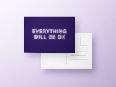 'Everything Will Be Ok' Limited Edition Postcards main photo