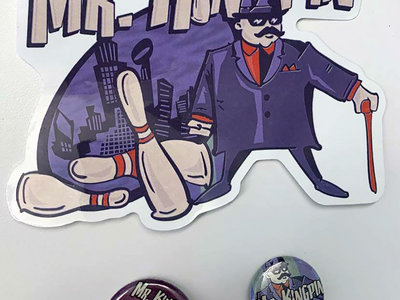 Mr Kingpin Sticker and Buttons pack main photo