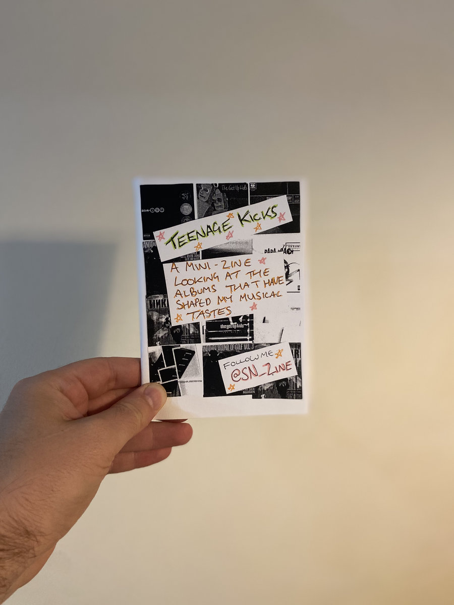 Teenage Kicks A6 mini zine | Surface Noise Zine