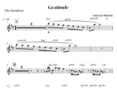 Gratitude - Trio & Quartet Arrangement photo 