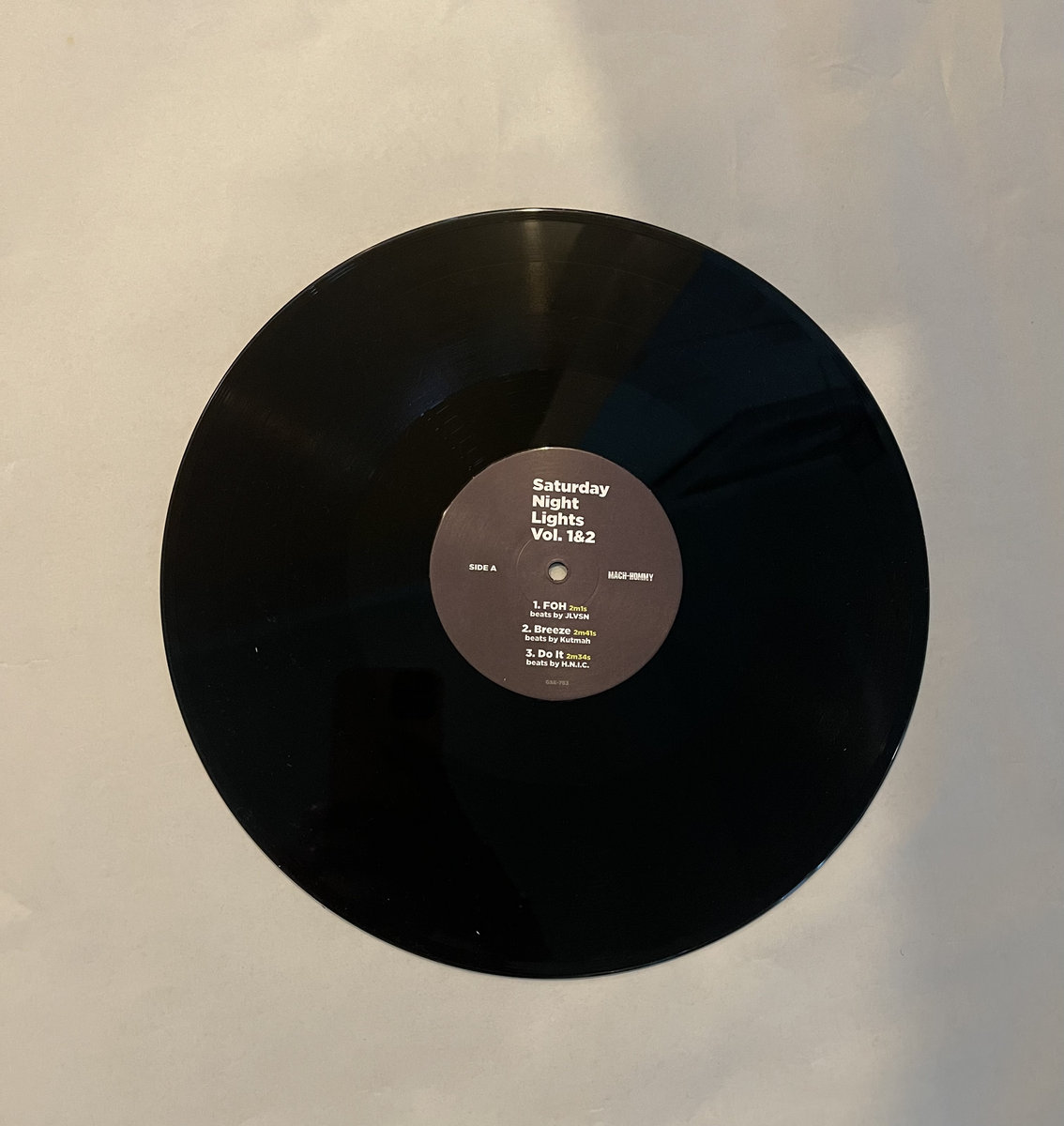 Mach-Hommy - Saturday~コレクターズエディション7インチ付 TGF X Mach-Hommy Signed Limited Edition Saturday Night Lights 12