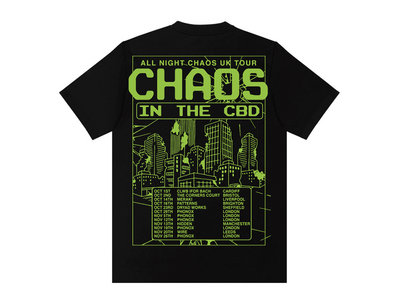 All Night Chaos Tour T-Shirt (Black & Green) main photo