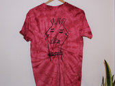 UNISEX TEERPAPPE T-Shirt ltd. tie-dye edition - dark pink photo 