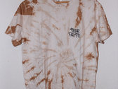 UNISEX TEERPAPPE T-Shirt ltd. tie-dye edition - white/brown photo 