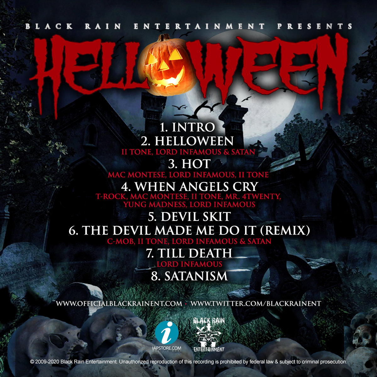 Helloween (Remixed & Remastered) | Lord Infamous & 2 Tone | Black
