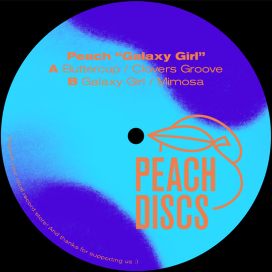 Peach Galaxy Girl レコード Deep House Tech PEACH011 - Galaxy Girl EP | Peach