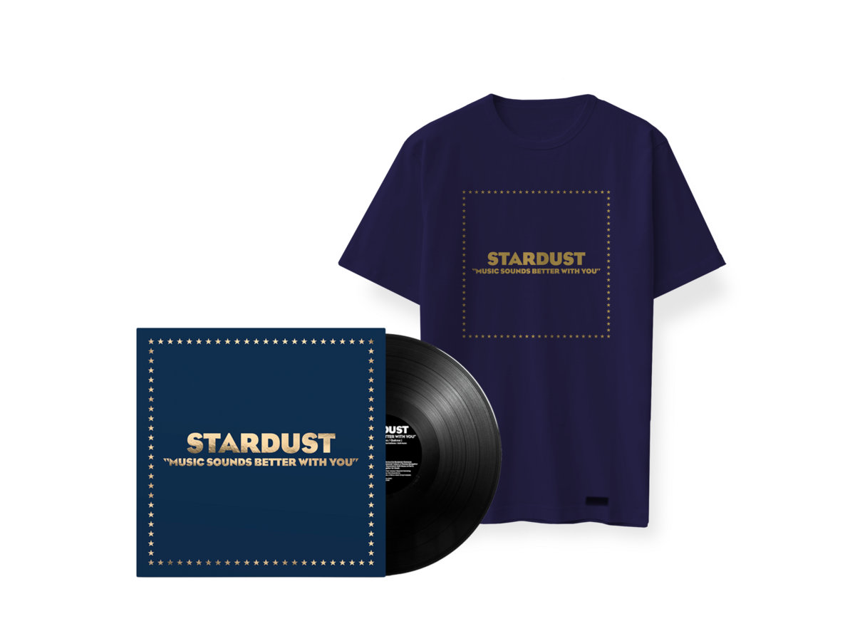 Vinyl + T-shirt "Music Sounds Better With You" | Stardust