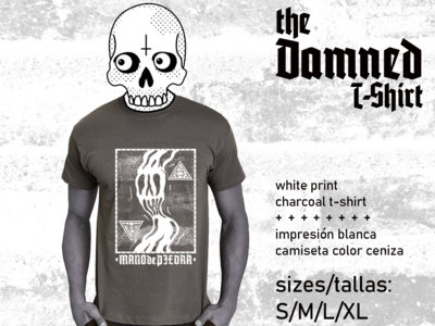 The Damned T-Shirt Grey +++ Gris main photo