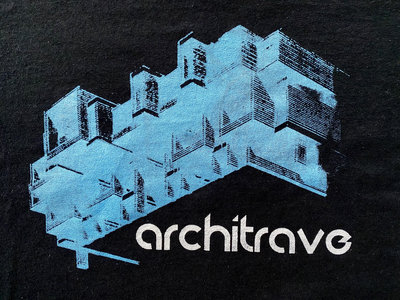 Architrave building design t-shirt black/blue/white main photo