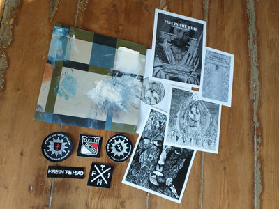FITH/Hum of the Druid LP +ORIGINAL OIL PAINTING, Ignite/Submit, Forgive With Flame, Stickers, Patch main photo