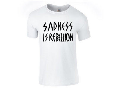 Special offer ! - WHITE Sadness Is Rebellion  Softstyle T-Shirt - main photo