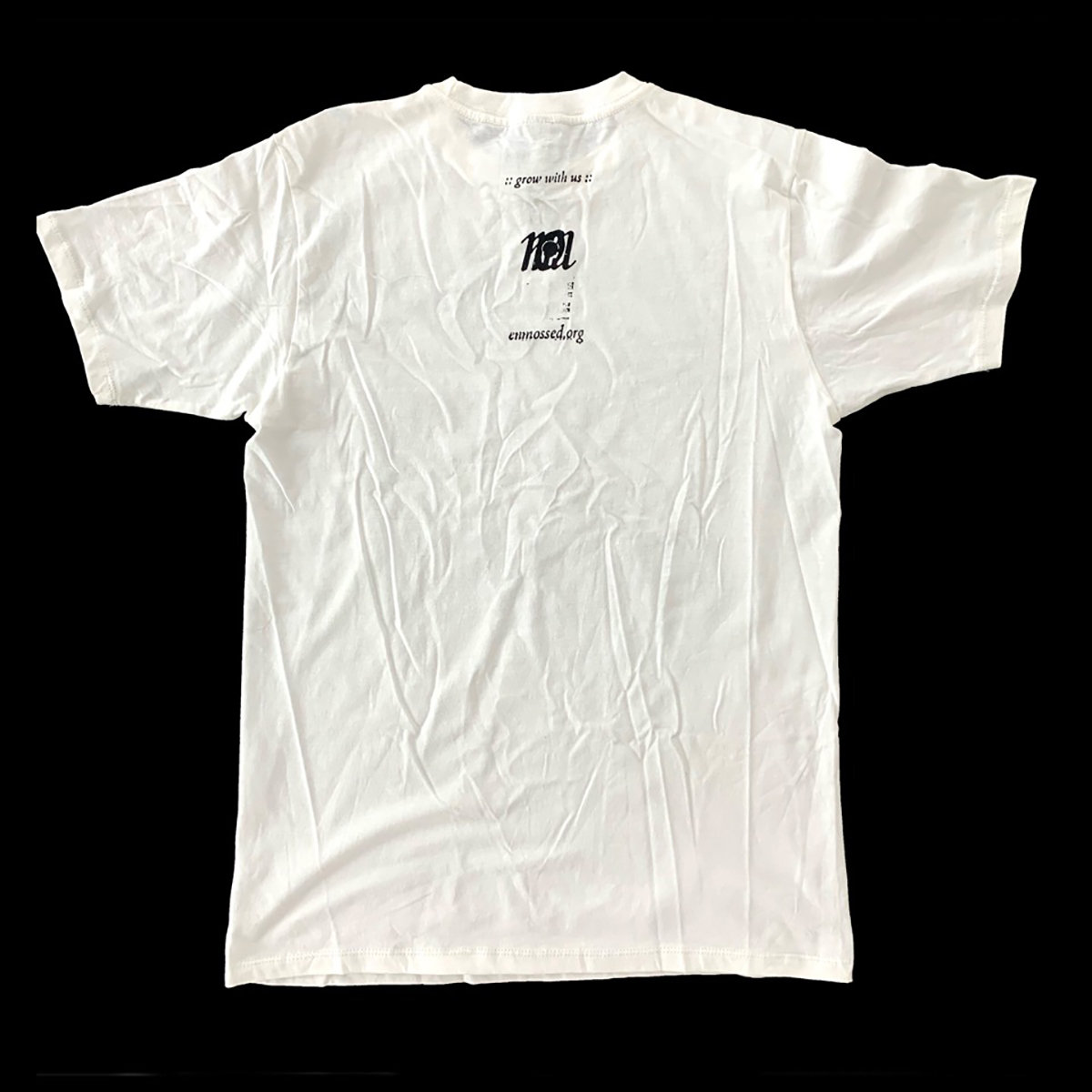 white short sleeve t-shirt | enmossed