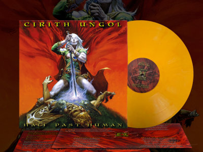 Cirith Ungol - Half Past Human - 12" LP Yellow Marbled Vinyl (limited to 300 copies worldwide) main photo