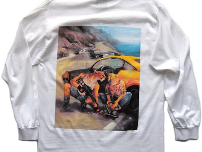 World Building / "NOW OR NEVER" Full Color Long Sleeve T-Shirt (White) main photo