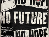 No Future No Hope (S/S) White on Black photo 