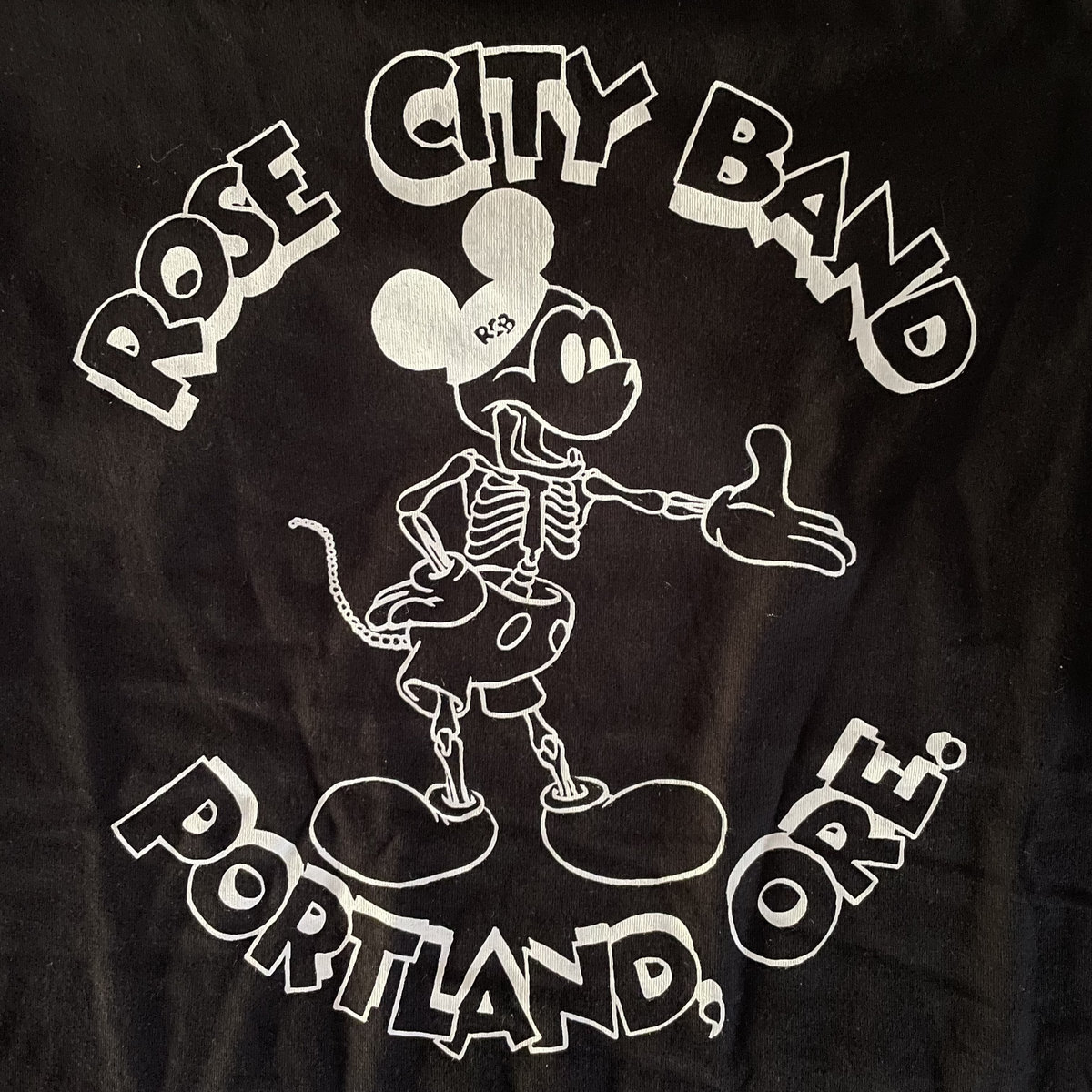 Dead Mouse shirt - black | Rose City Band