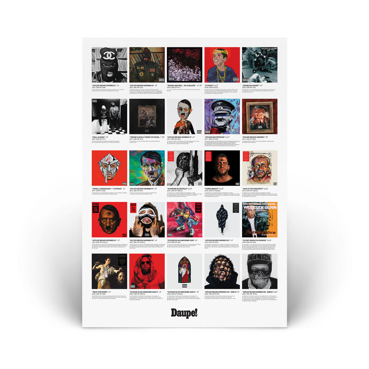 Limited Edition Daupe! Catalogue Poster | Daupe