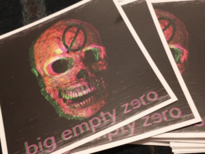 Big Empty Zero stickers (3-pack) main photo